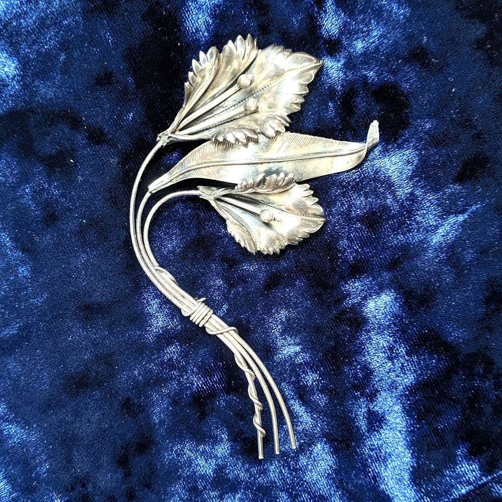 Antique Sterling Silver Pin